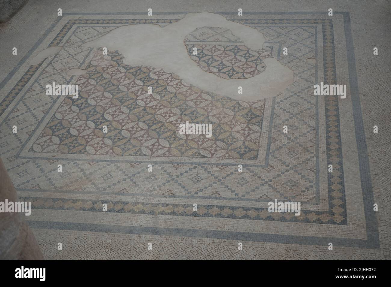 I mosaici della città di Zeugma fondati dai Greci e poi proseguiti dai Romani di fronte al fiume Eufrate. Patrimonio mondiale della Turchia Foto Stock