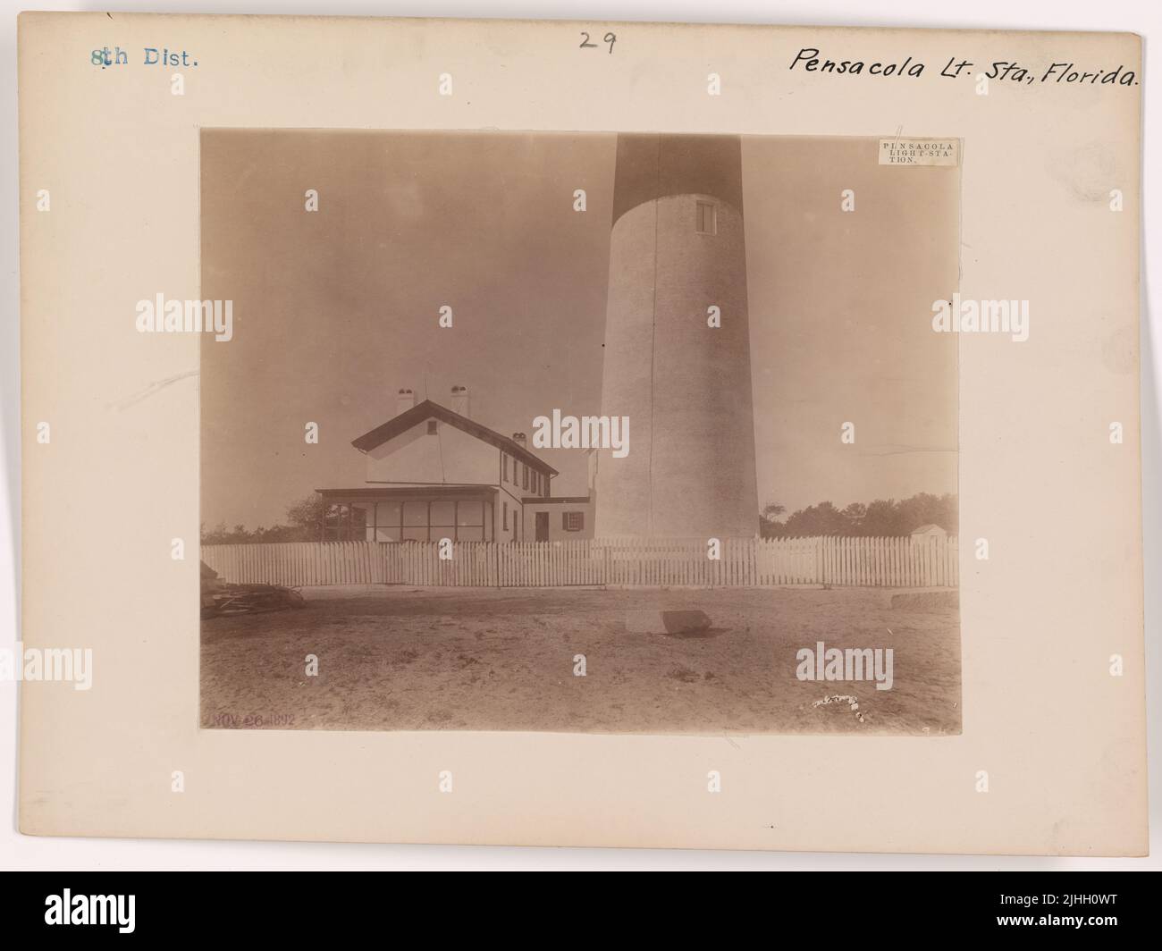 FL - Pensacola. Pensacola Light Station, Florida. Foto Stock