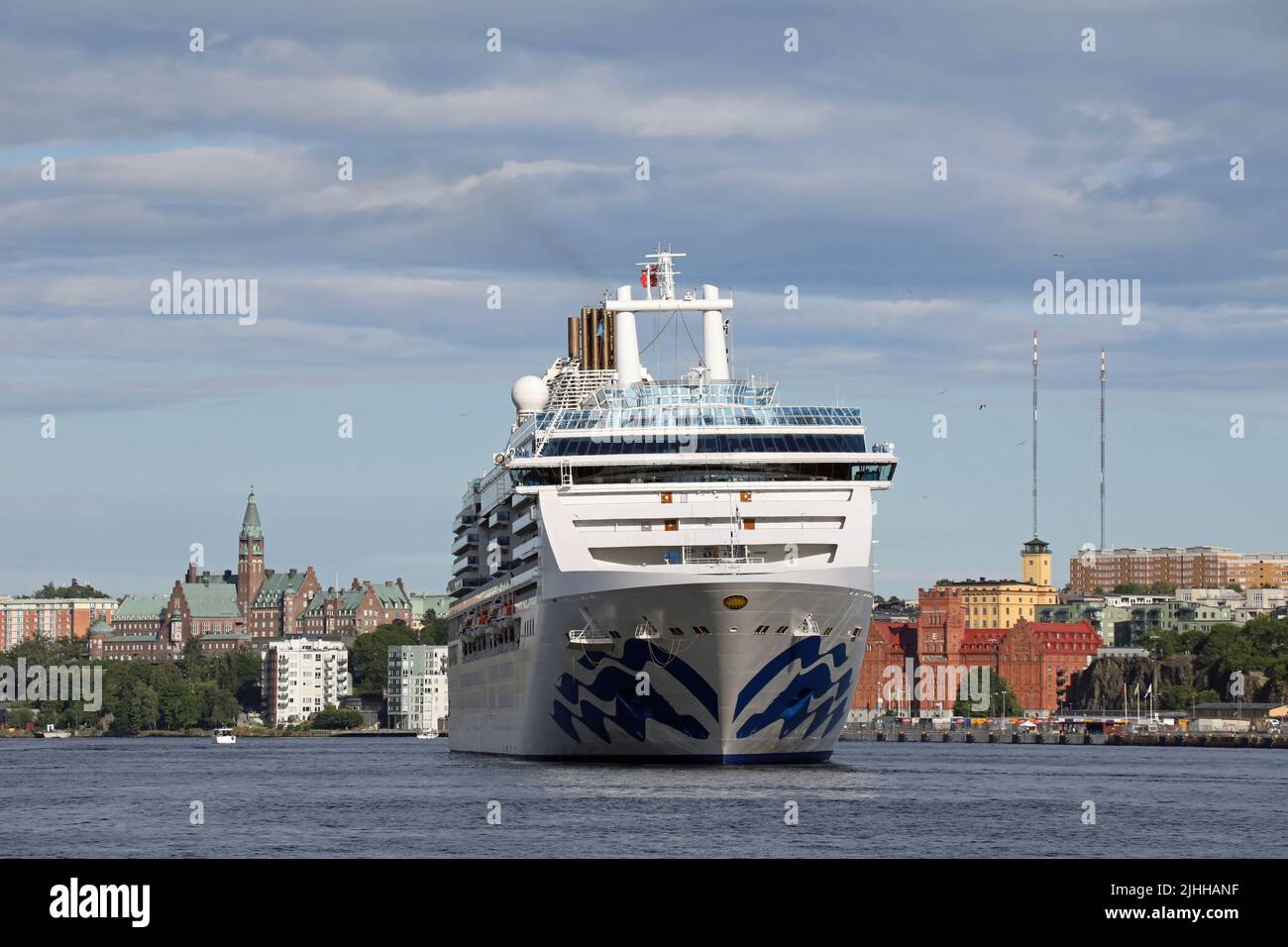 Nave da crociera Island Princess a Stoccolma in Svezia Foto Stock