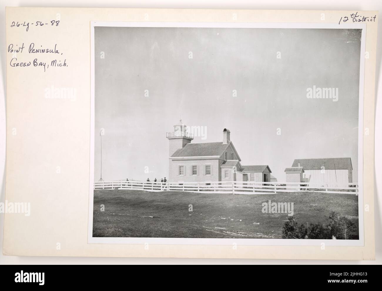 MI - Penisola di Point. Point Peninsula, Green Bay, Michigan. Foto Stock