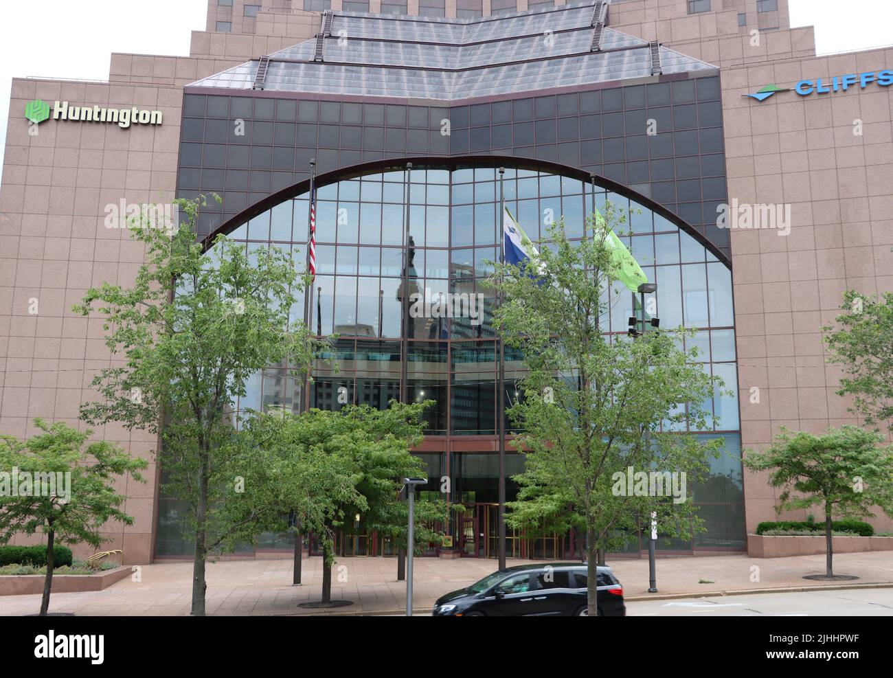 Edificio della Huntington Bank a Cleveland, giugno 2022 Foto Stock