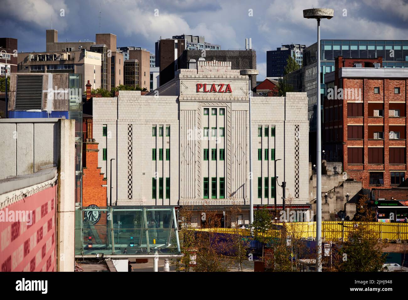Stockport Art Deco Theatre Plaza nel centro della città Foto Stock