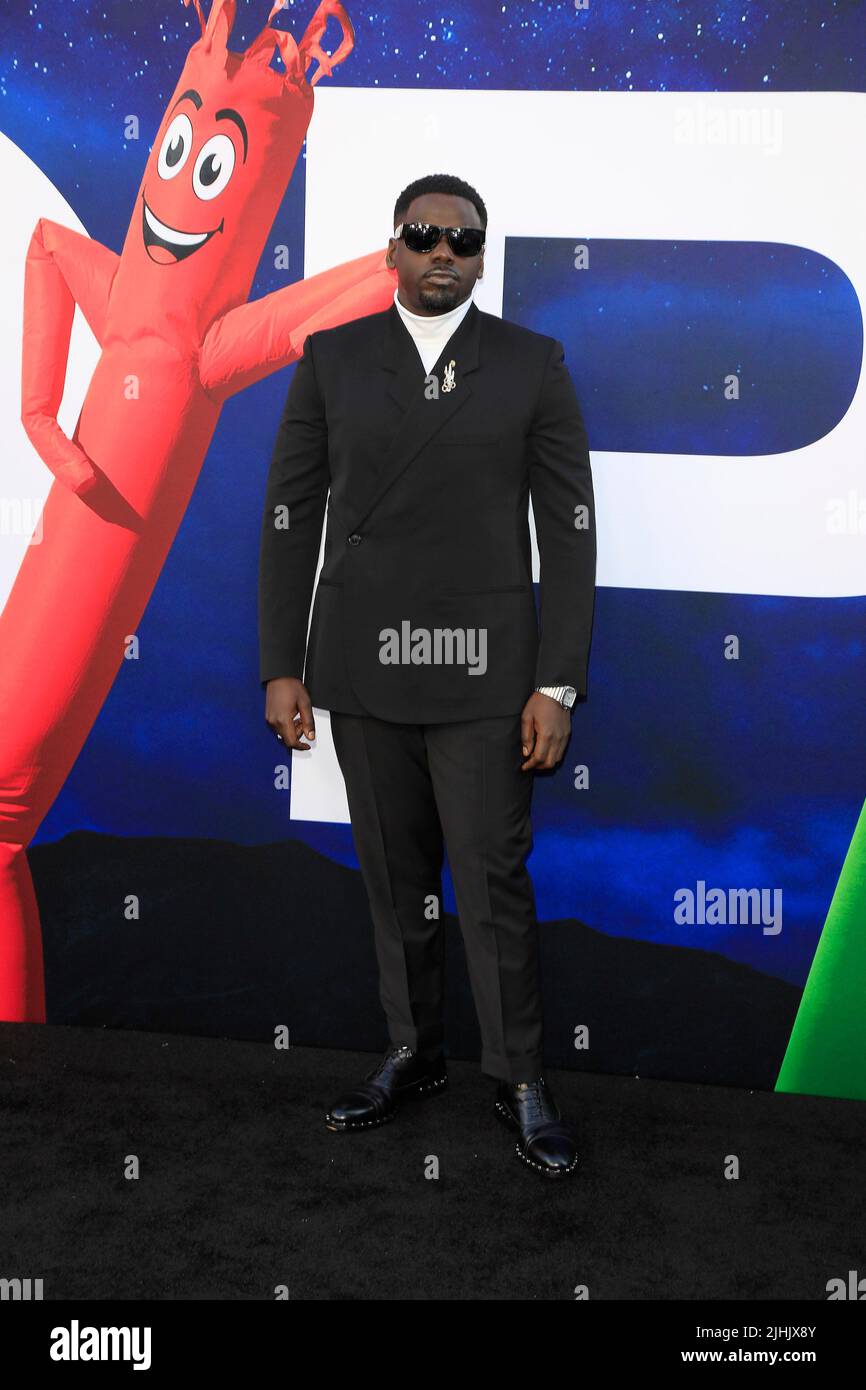 18 luglio 2022, Los Angeles, California, Stati Uniti d'America: LOS ANGELES - 18 luglio: Daniel Kaluuya al World Premiere of Nope al TCL Chinese Theatre IMAX il 18 luglio 2022 a Los Angeles, CA. (Credit Image: © Nina Prommer/ZUMA Press Wire) Foto Stock