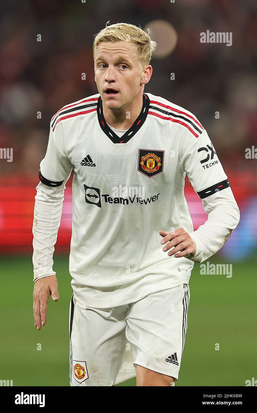 Donny van de Beek (34) di Manchester United durante il gioco Foto Stock