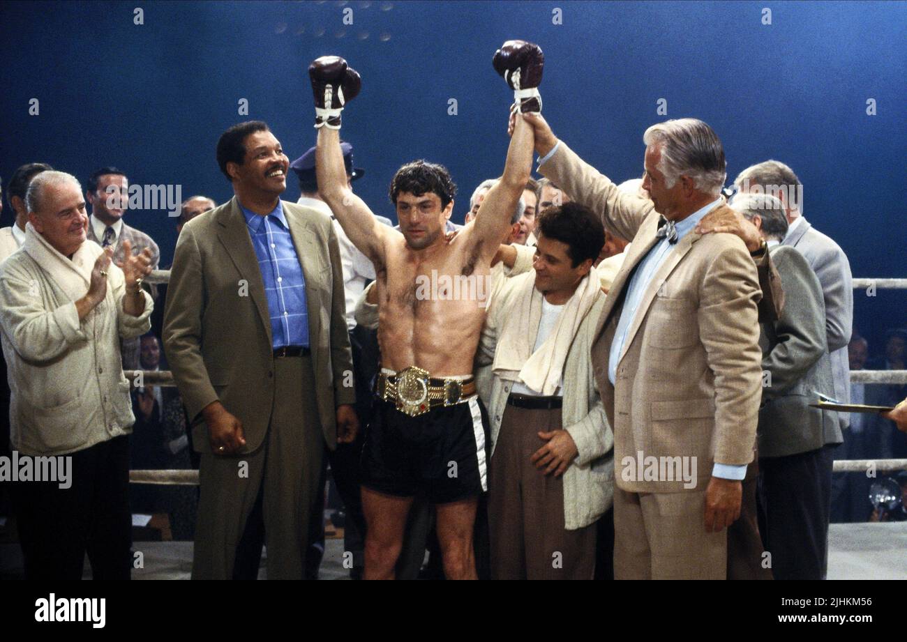 ROBERT DE NIRO, Joe Pesci, Toro Scatenato, 1980 Foto Stock