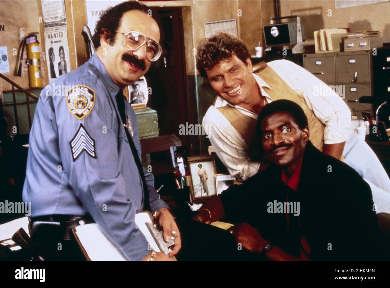 HARVEY ATKIN, MARTIN KOVE, CARL LUMBLY, CAGNEY e LACEY, 1981 Foto Stock