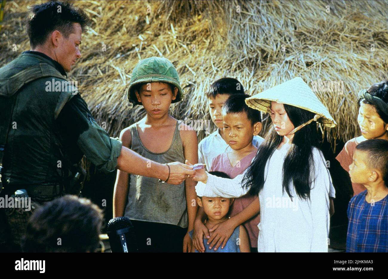 MICHAEL J. Fox, bambini vittime della guerra, 1989 Foto Stock