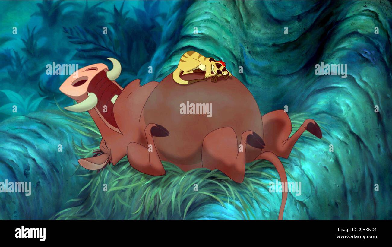 PUMBAA, TIMON, Il Re Leone, 1994 Foto Stock