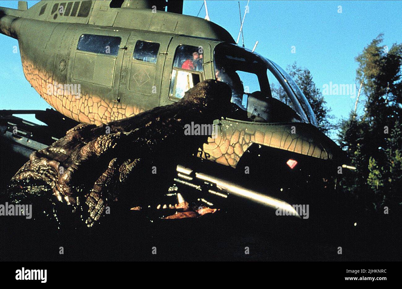 Gli attacchi A COCCODRILLO ELICOTTERO, Lake Placid, 1999 Foto Stock
