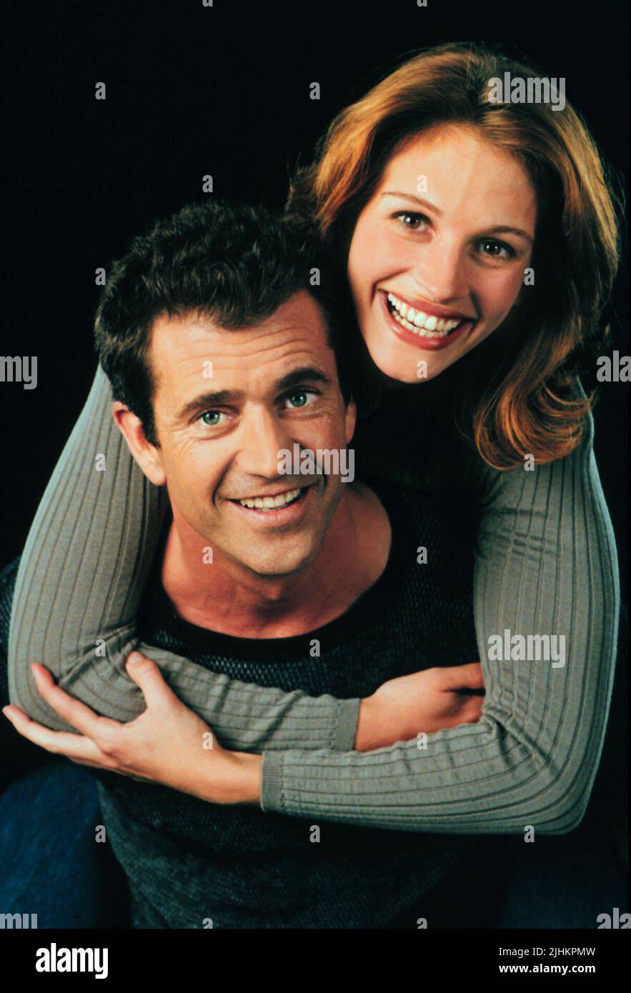 MEL GIBSON, Julia Roberts, teoria del complotto, 1997 Foto Stock