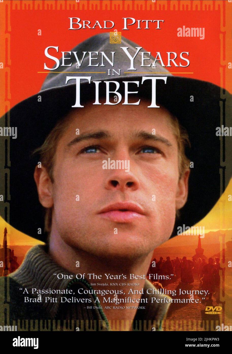 BRAD PITT POSTER, SETTE ANNI IN TIBET, 1997 Foto Stock