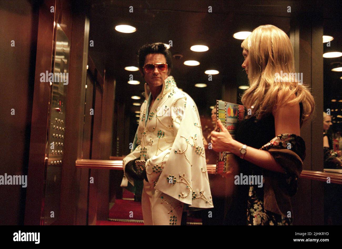 KURT RUSSELL, 3000 KM CIRCA FINO A GRACELAND, 2001 Foto Stock