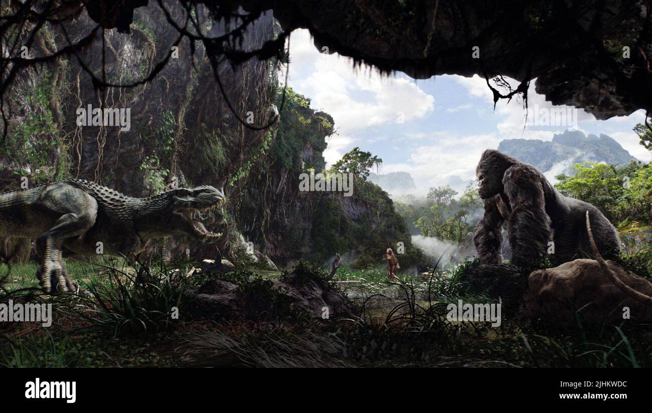Dinosauro, Naomi Watts, KING KONG, King Kong, 2005 Foto Stock