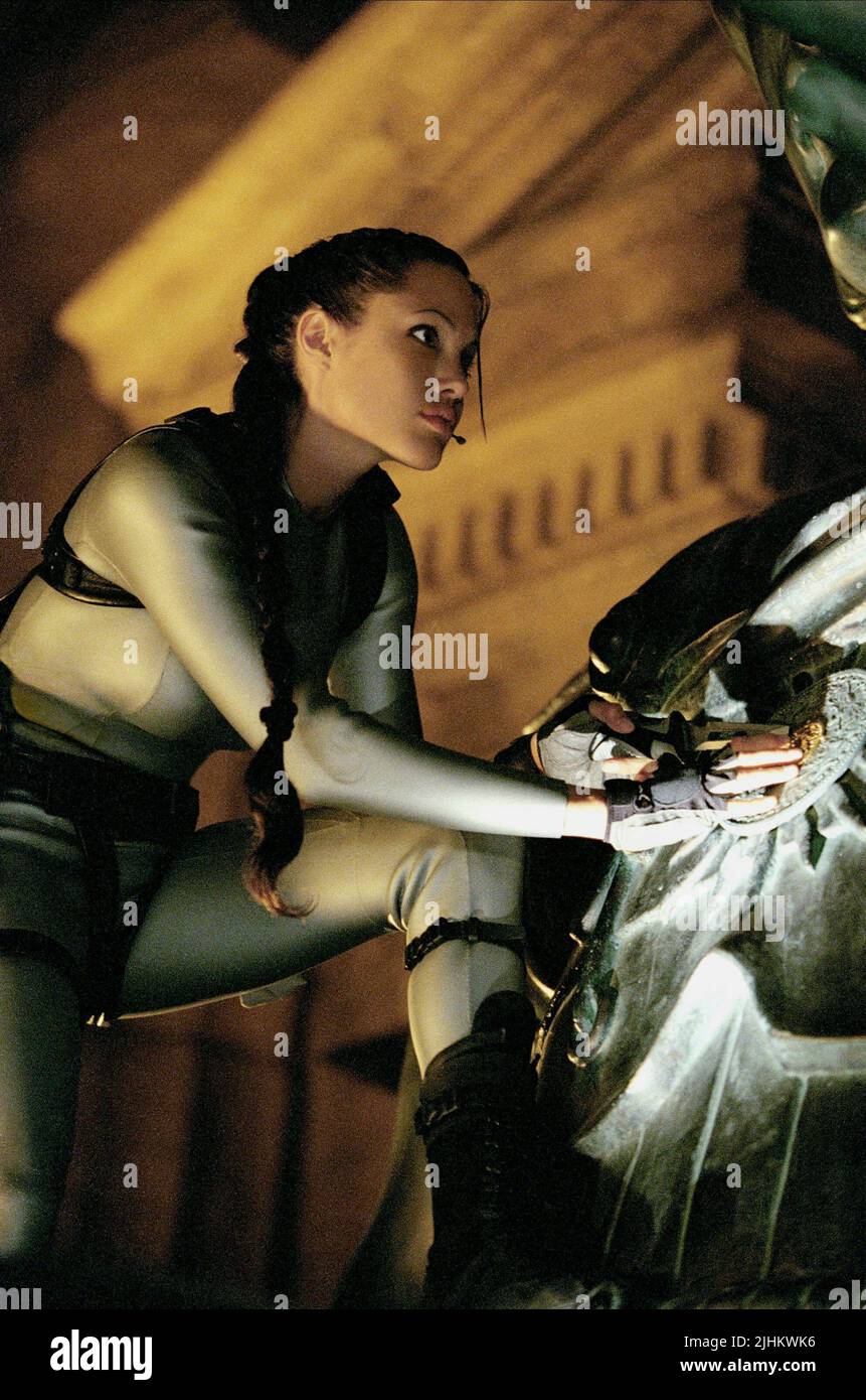 ANGELINA JOLIE, Lara Croft: Tomb Raider, la culla della vita, 2003 Foto Stock