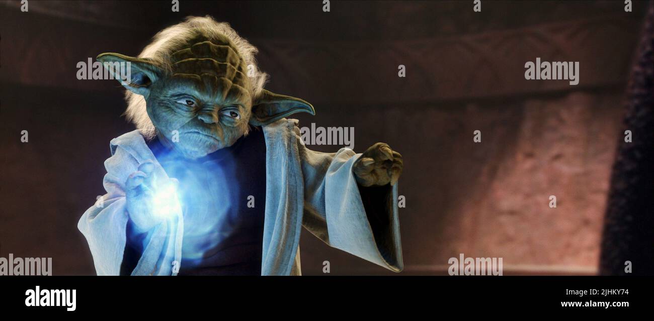 YODA, Star Wars: Episodio II - attacco dei cloni, 2002 Foto Stock