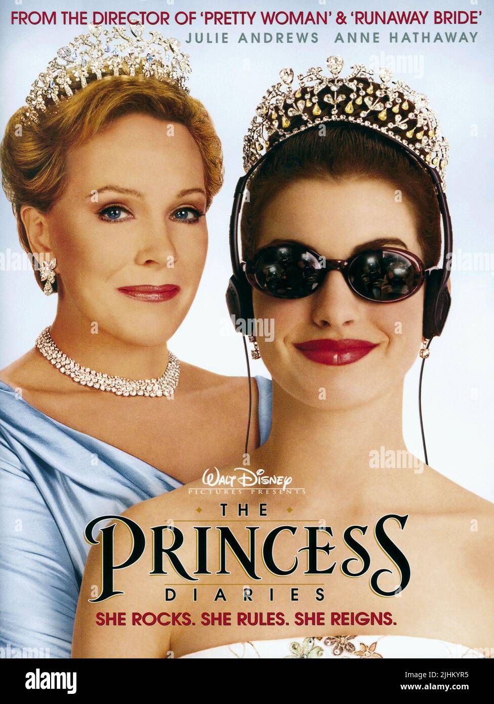 JULIE ANDREWS, Anne Hathaway, la principessa Diaries, 2001 Foto Stock