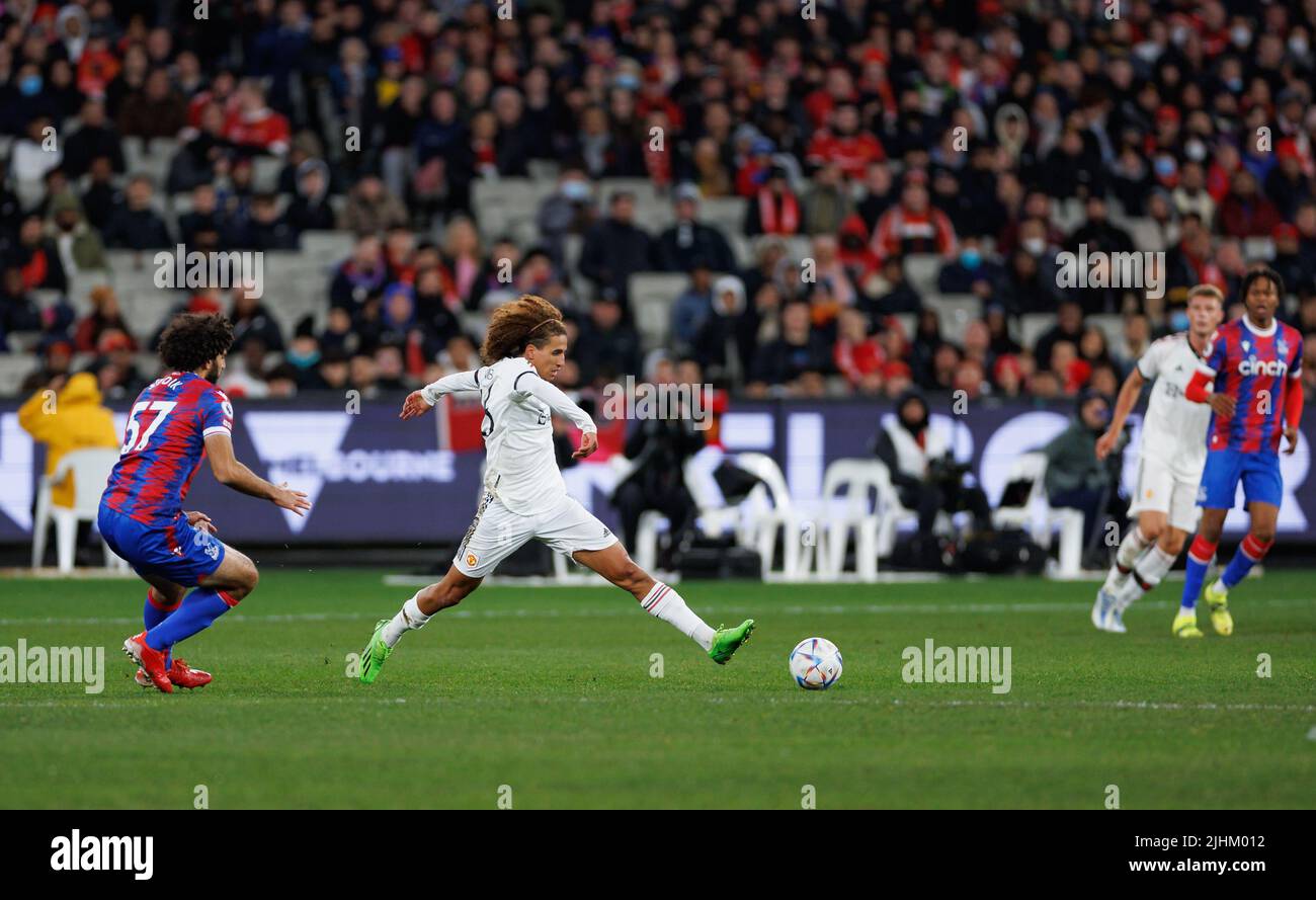 Melbourne, Australia, 19 luglio 2022. Manchester United vs Crystal Palace a Melbourne Cricket Ground (MCG) il 19 luglio 2022. Credit: Corleve/Alamy Stock Photo Foto Stock
