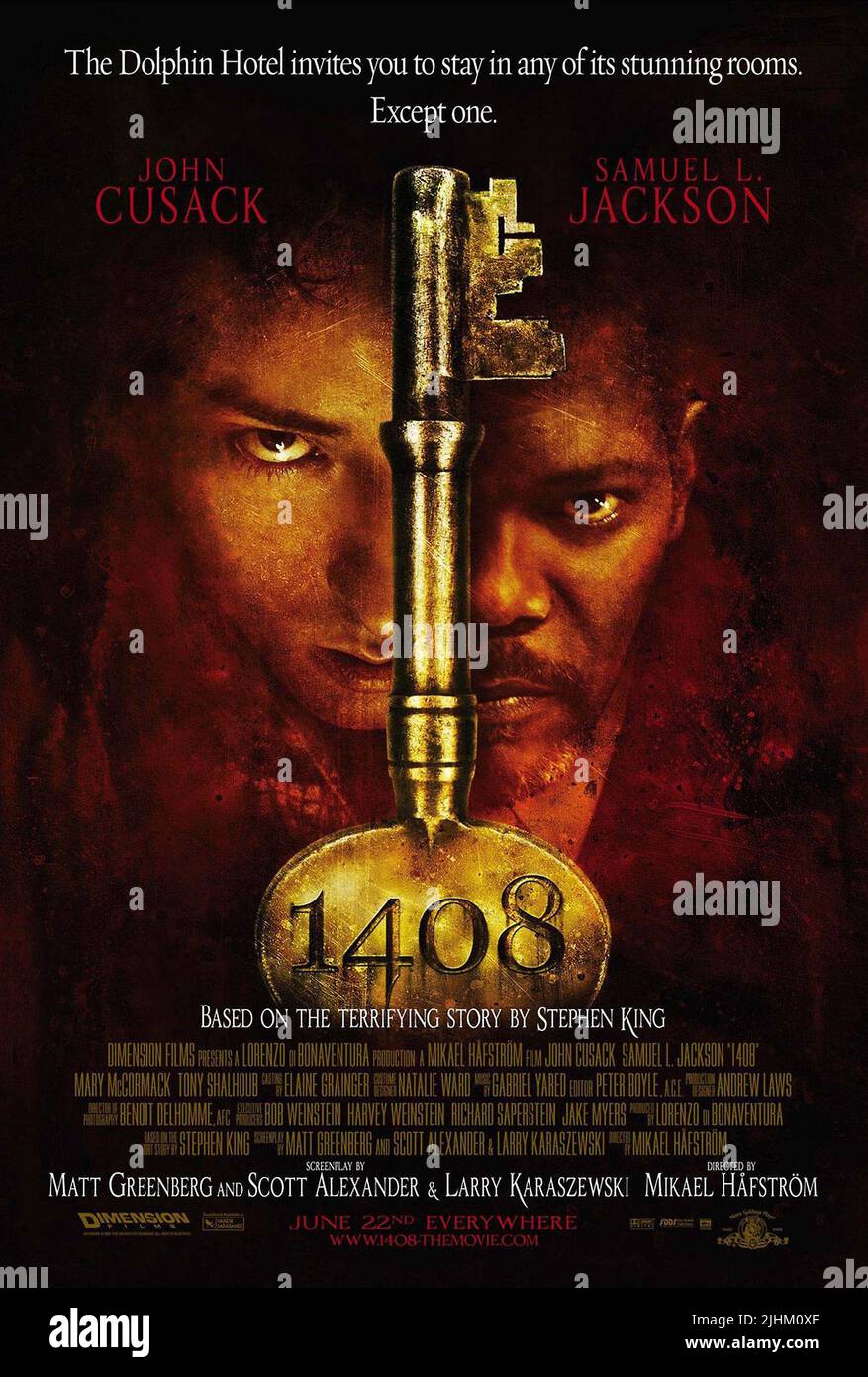 JOHN CUSACK, Samuel L. Jackson POSTER, 1408, 2007 Foto Stock