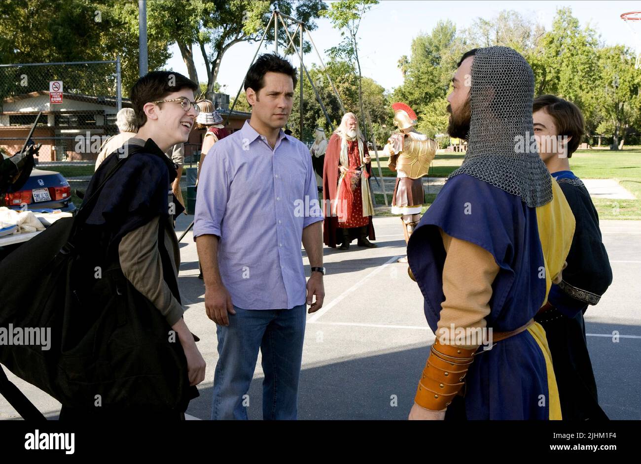 CHRISTOPHER MINTZ-PLASSE, Paul Rudd, modelli di ruolo, 2008 Foto Stock CHRISTOPHER MINTZ-PLASSE, Paul Rudd, modelli di ruolo, 2008 Foto Stock