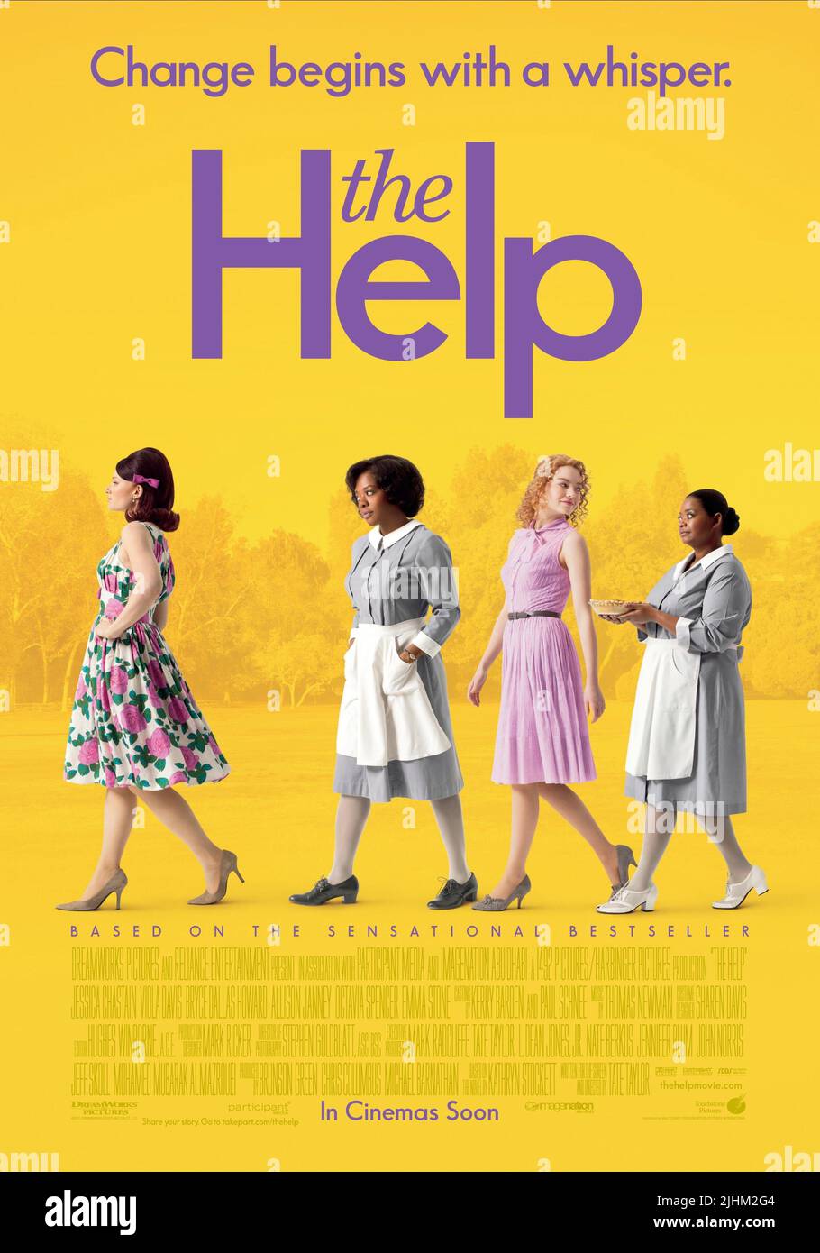 BRYCE Dallas Howard, VIOLA DAVIS, pietra della Emma, OCTAVIA SPENCER POSTER, l'aiuto, 2011 Foto Stock