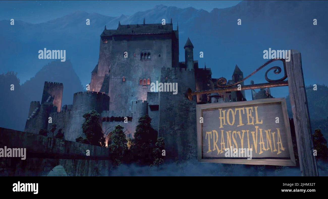 L'albergo, segno, HOTEL Transilvania, 2012 Foto Stock