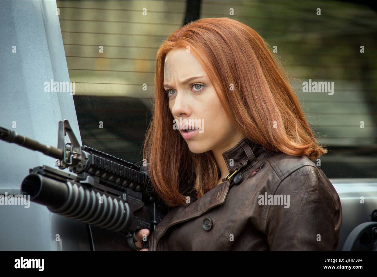 SCARLETT JOHANSSON, Captain America: il Winter Soldier, 2014 Foto Stock