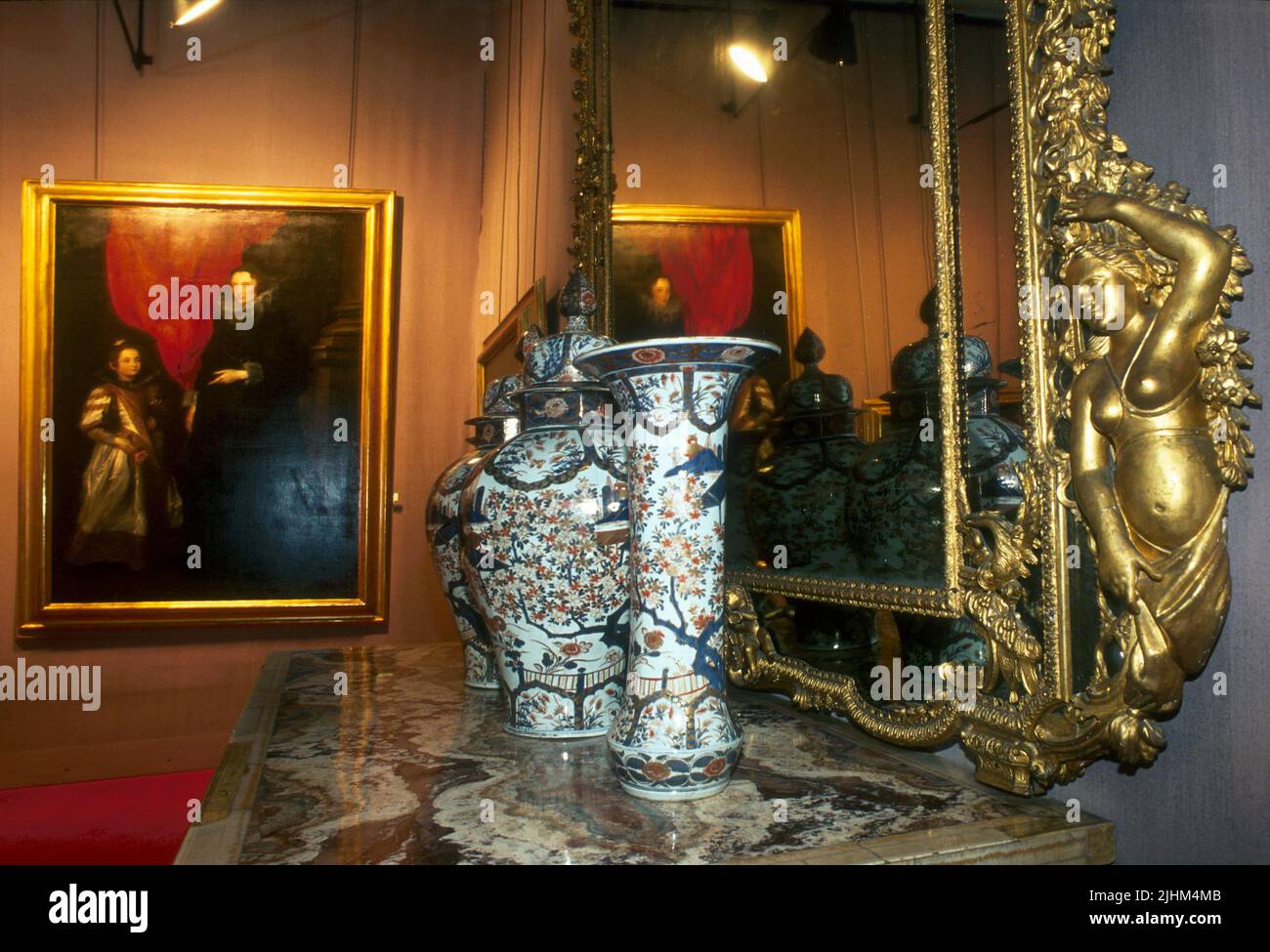 Genova (Italia), museo del Palazzo Rosso Foto Stock