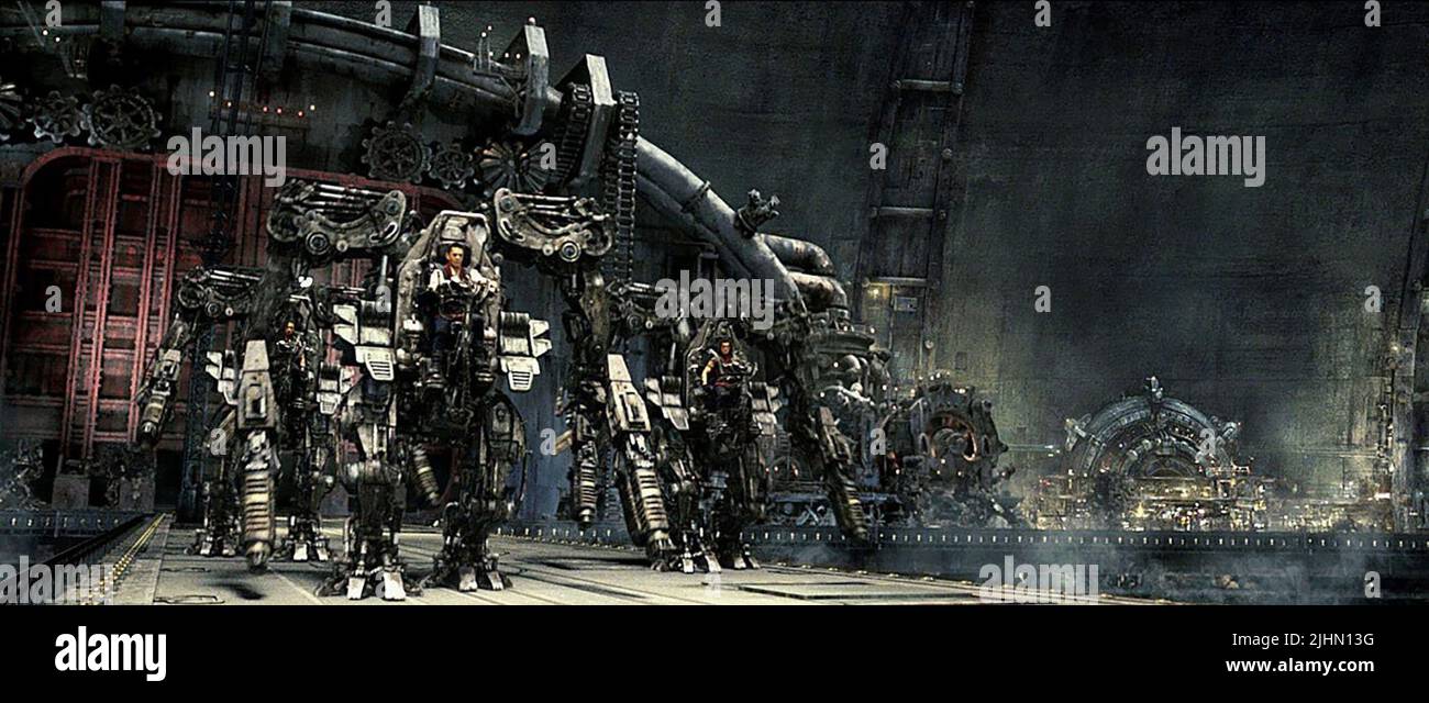 ZION ROBOTS, THE MATRIX REVOLUTIONS, 2003 Foto Stock