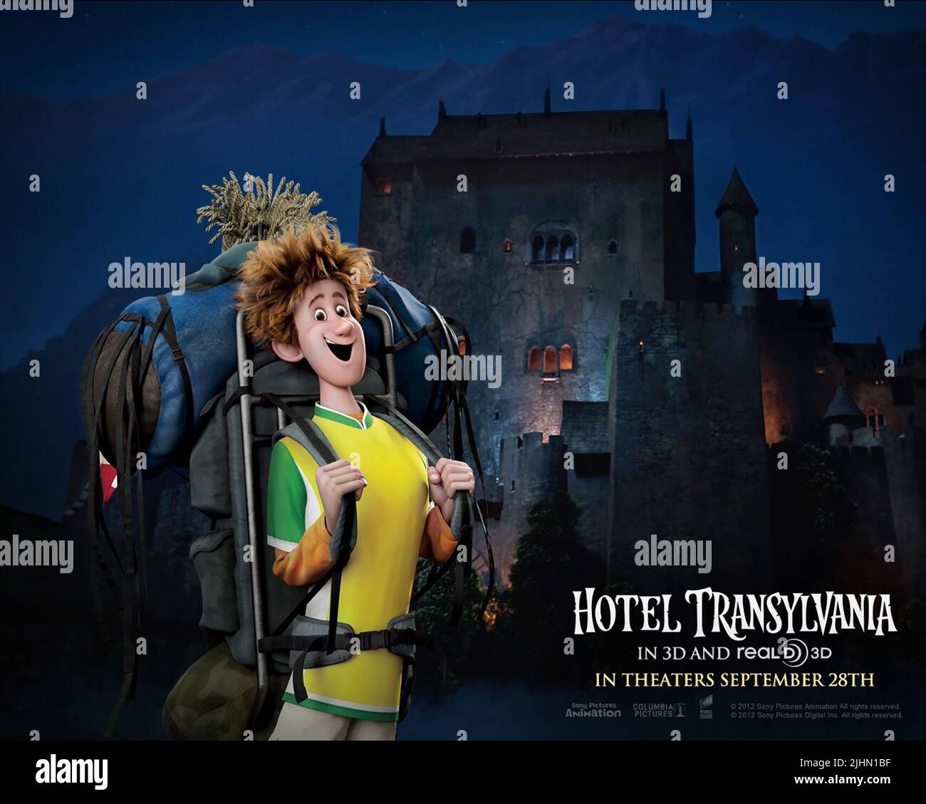 JONATHAN POSTER, ALBERGO TRANSILVANIA, 2012 Foto Stock