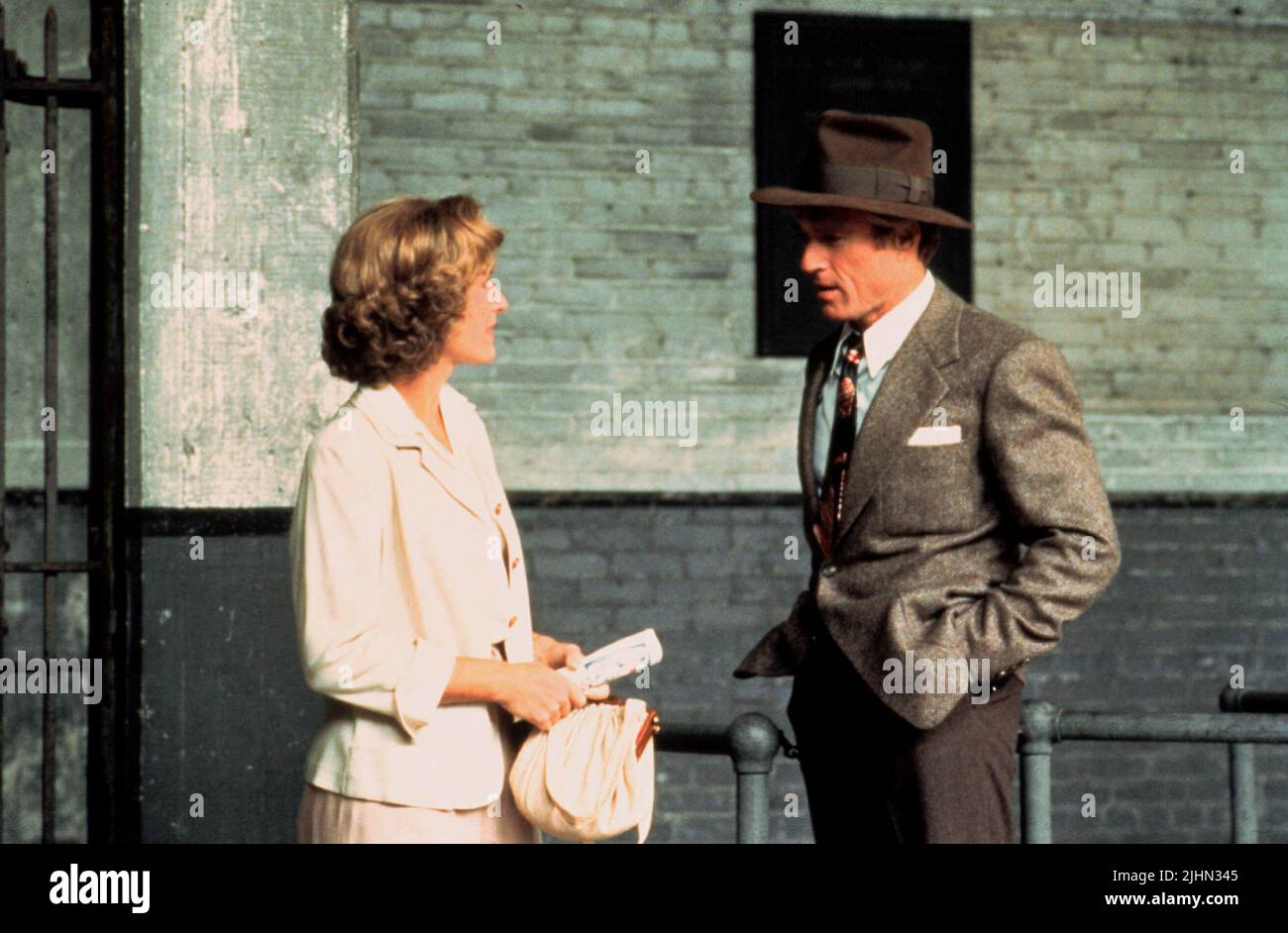 GLENN CLOSE, Robert Redford, il naturale, 1984 Foto Stock