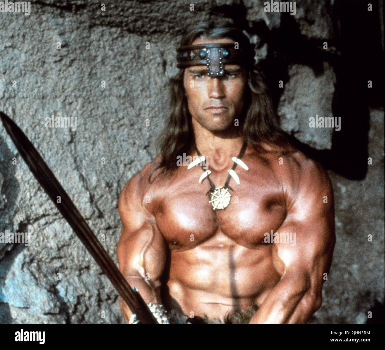 ARNOLD SCHWARZENEGGER, Conan il distruttore, 1984 Foto Stock