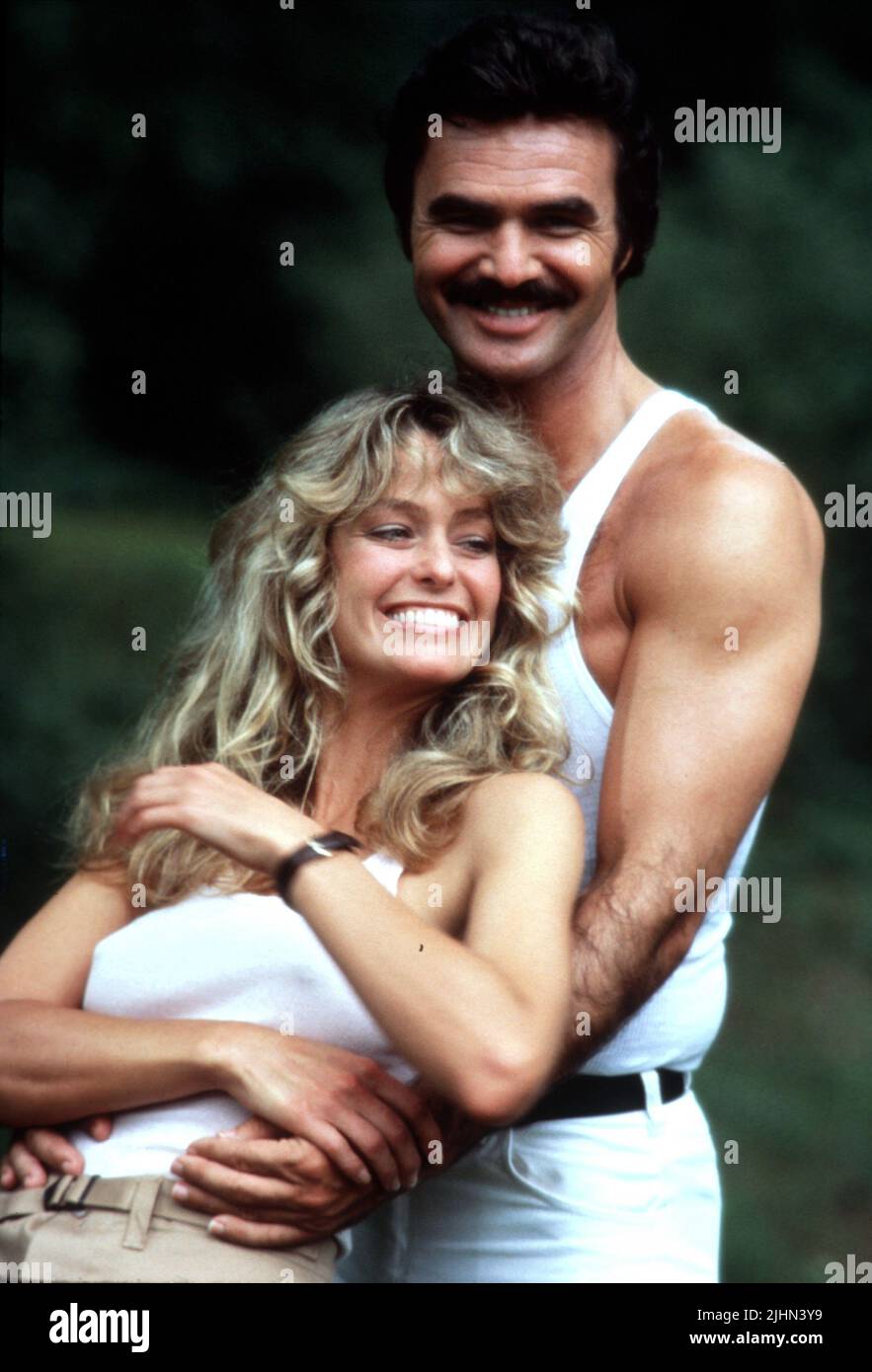 FARRAH FAWCETT, Burt Reynolds, il Cannonball RUN, 1981 Foto Stock