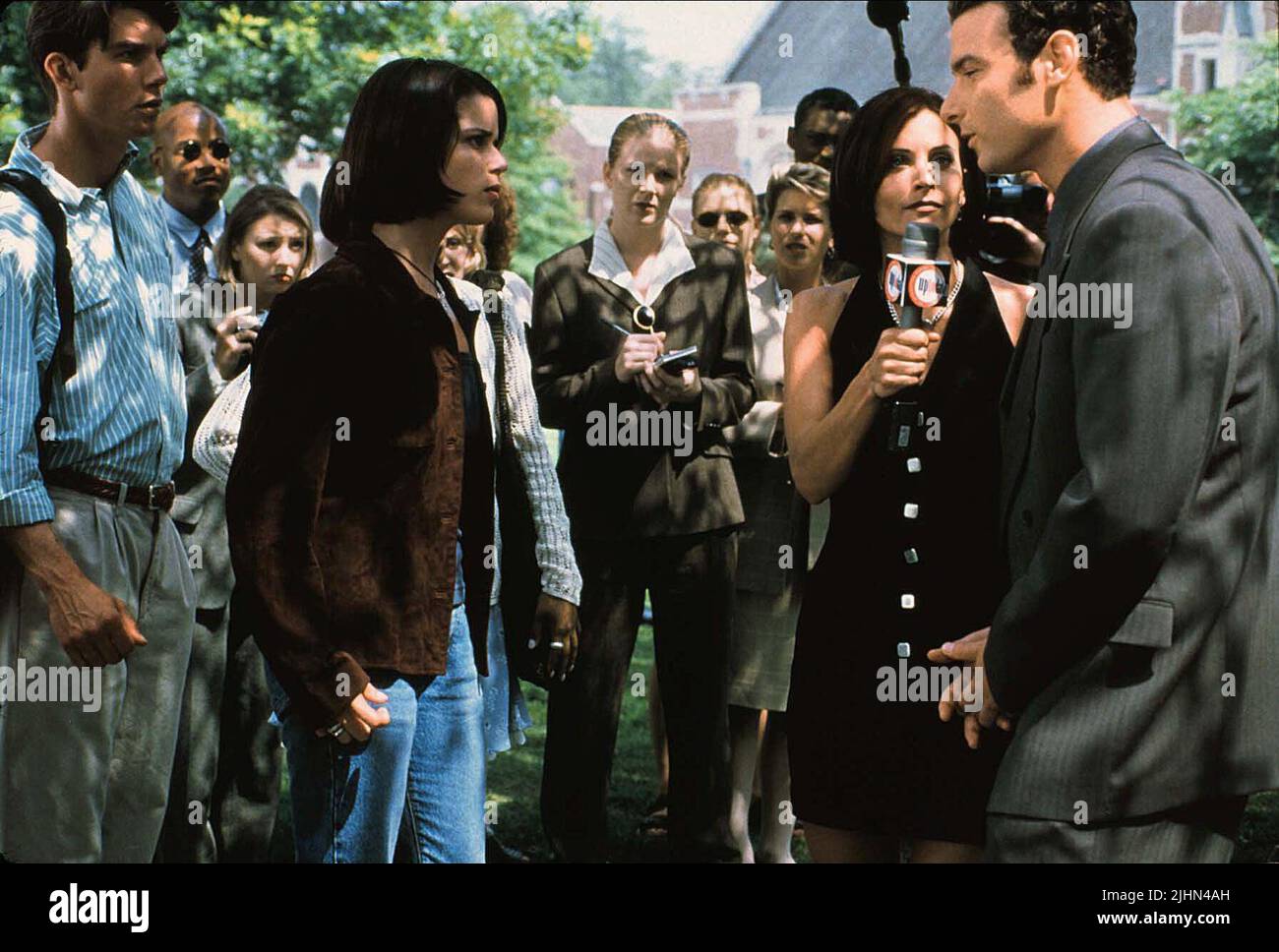 NEVE CAMPBELL, COURTENEY COX, Liev Schreiber, grido 2, 1997 Foto Stock