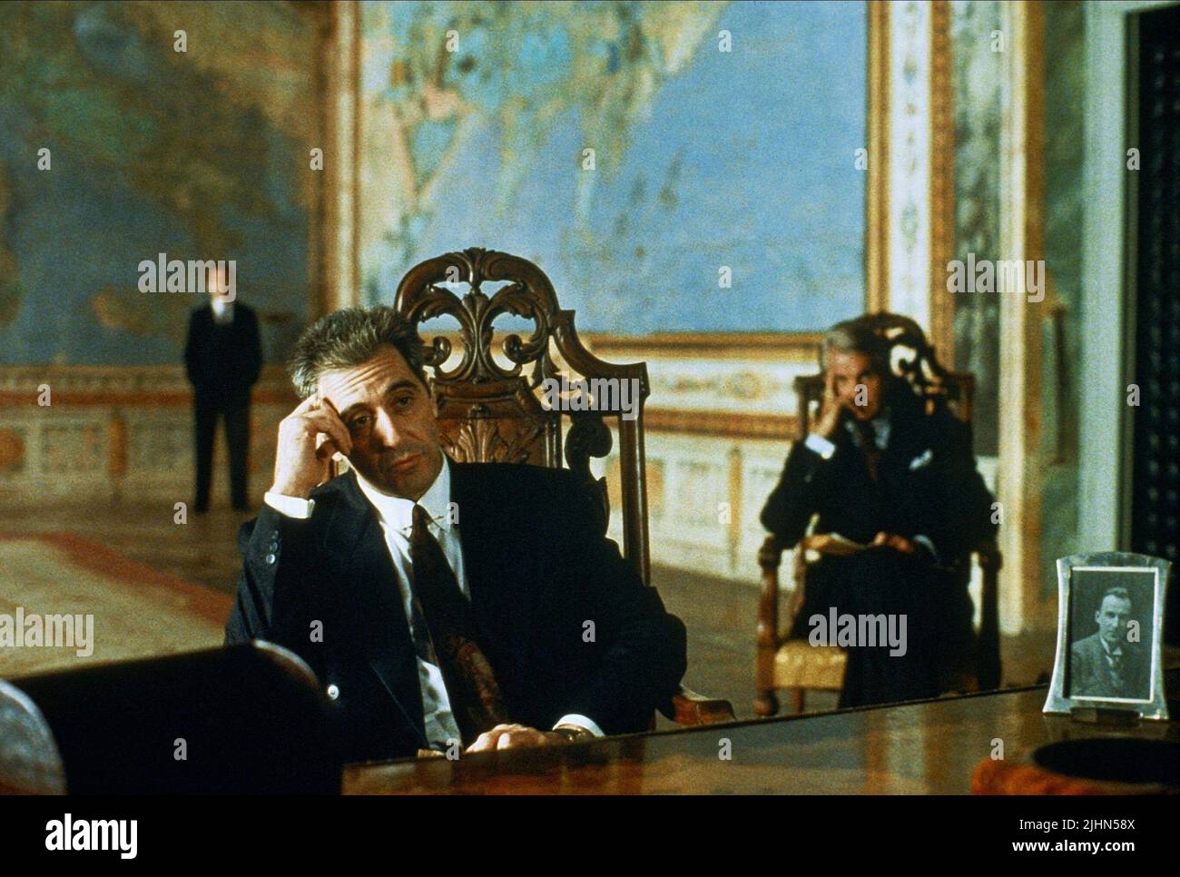 AL PACINO, George Hamilton, il padrino: PARTE III, 1990 Foto Stock