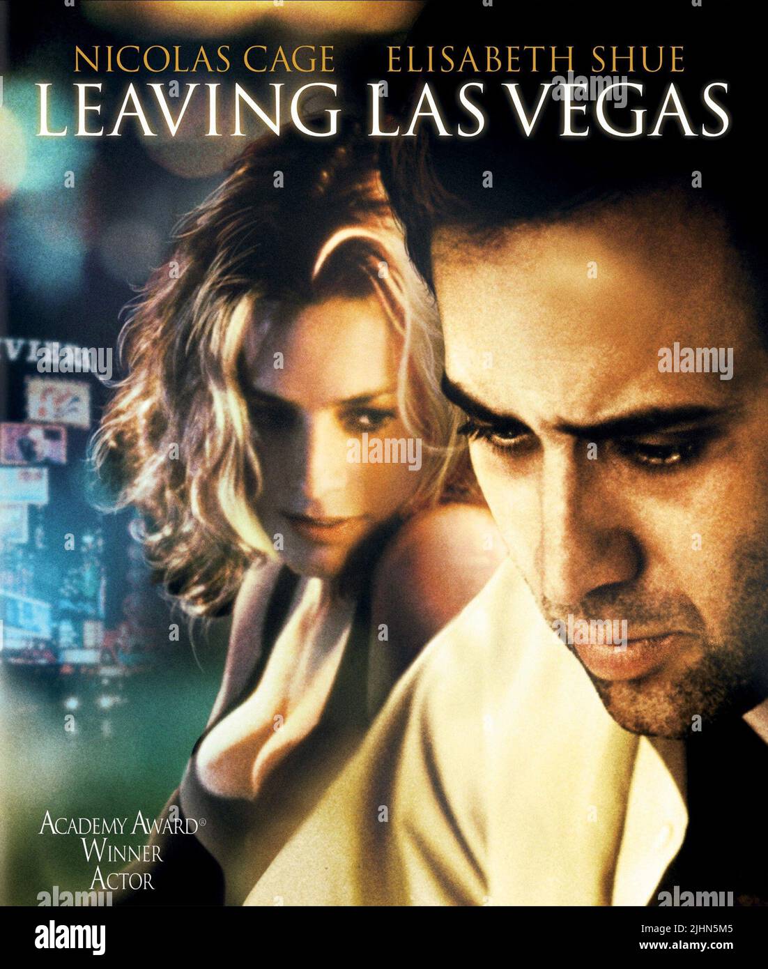 ELISABETH SHUE, Nicolas Cage POSTER, lasciando LAS VEGAS, 1995 Foto Stock