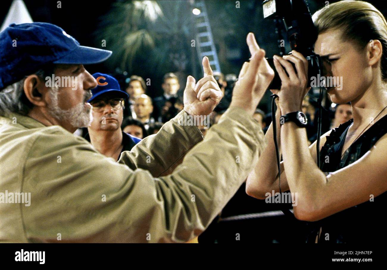 BRIAN DE PALMA, Rebecca Romijn-STAMOS, femme fatale, 2002 Foto Stock