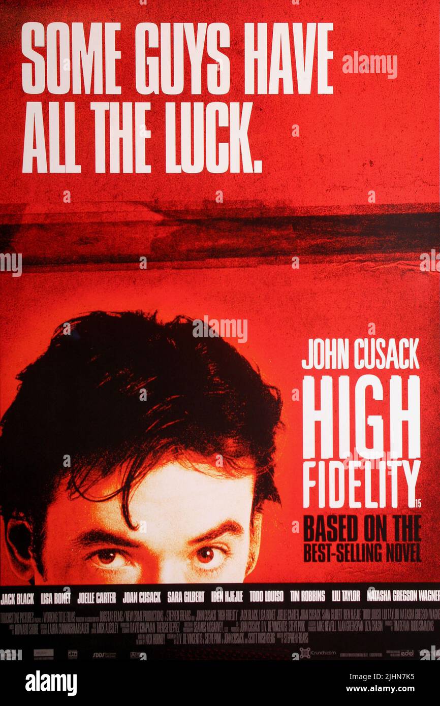 JOHN CUSACK FILM poster di alta fedeltà, 2000 Foto Stock