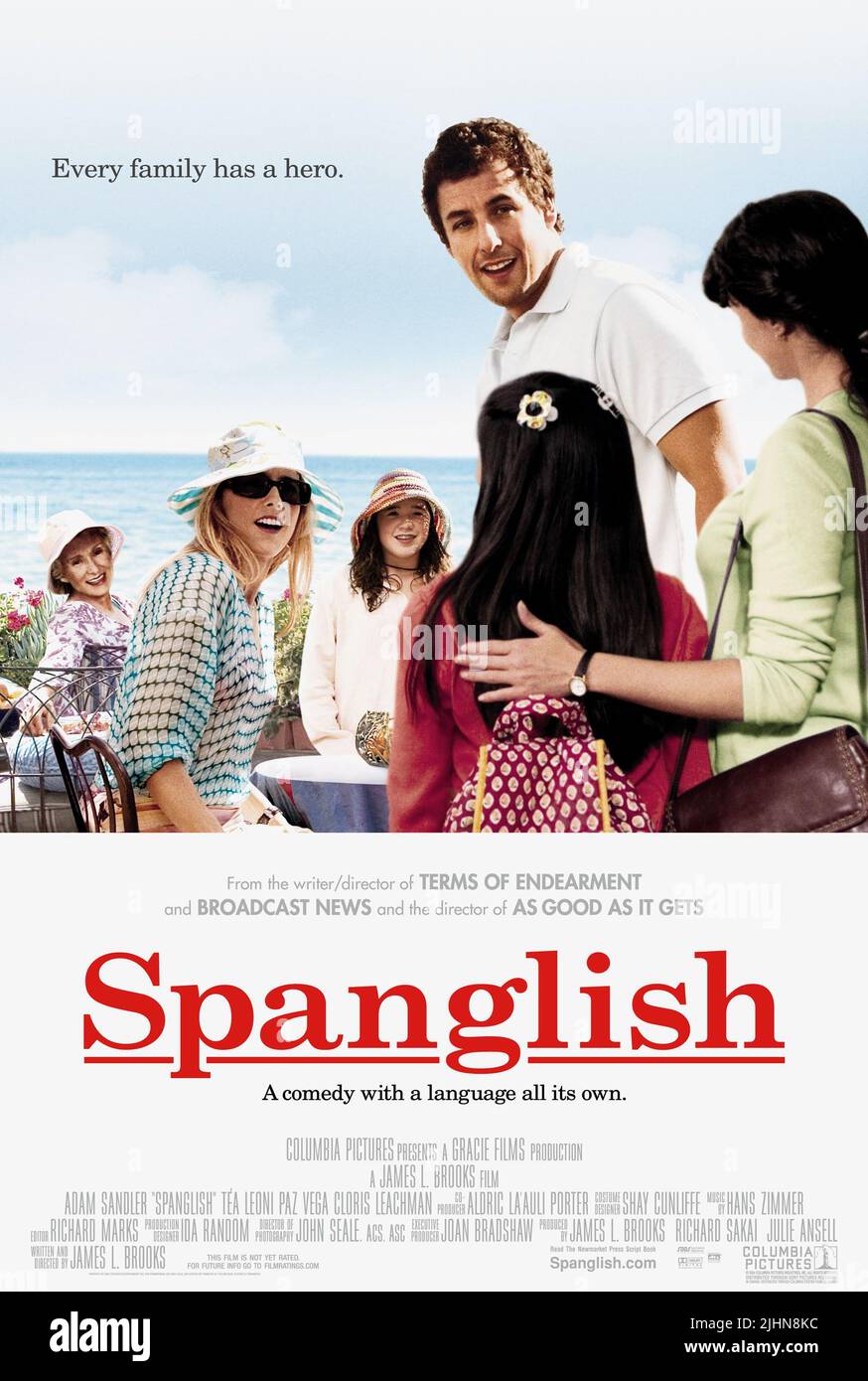 TEA LEONI, Adam Sandler, Paz Vega, Spanglish, 2004 Foto Stock