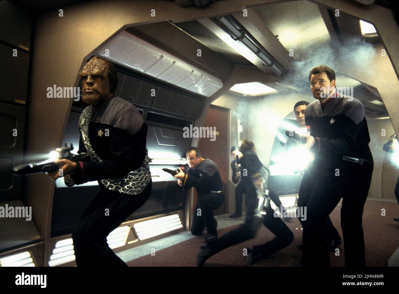 MICHAEL DORN, Jonathan FRAKES, Star Trek: Nemesis, 2002 Foto Stock