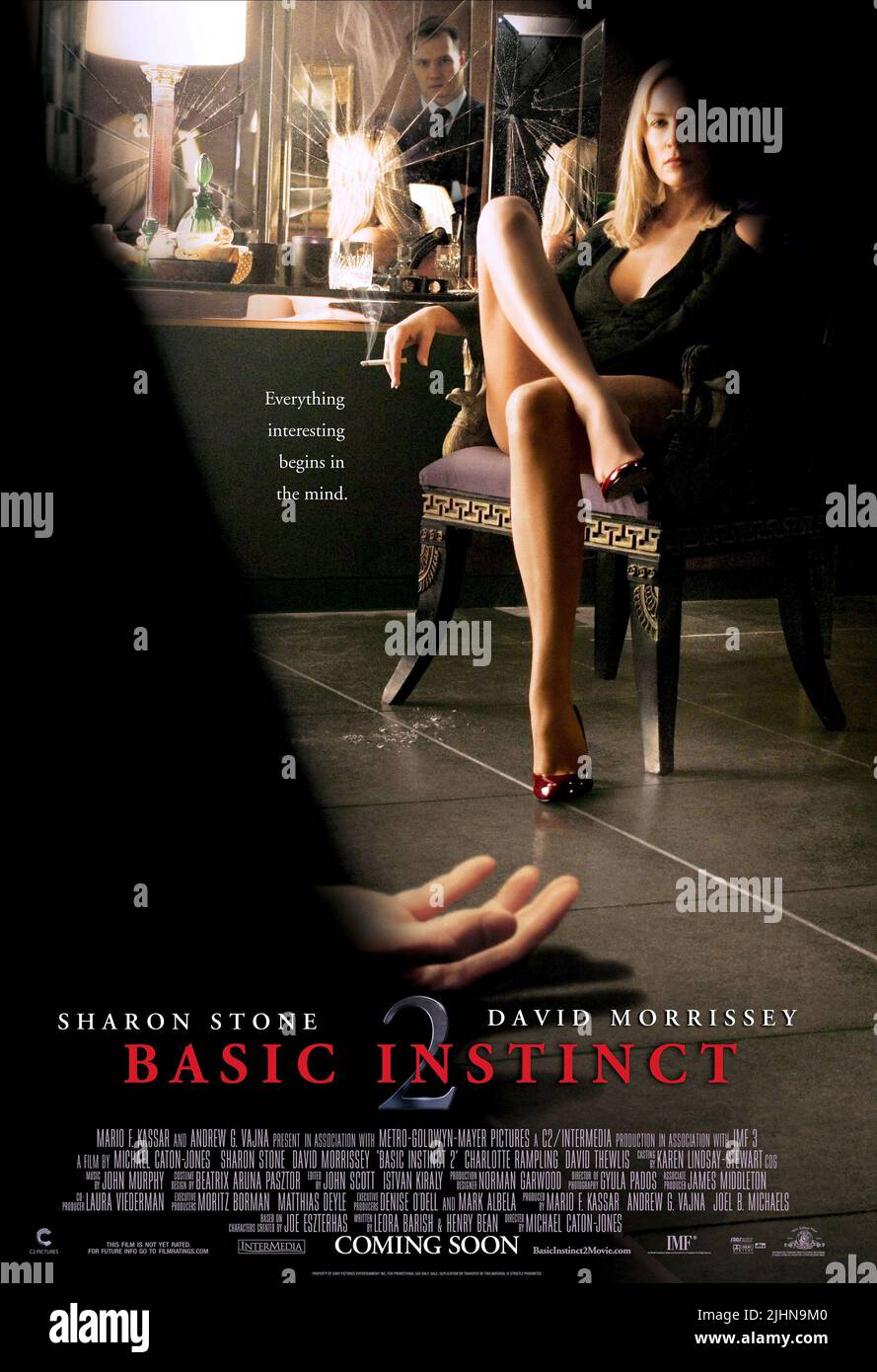 DAVID MORRISSEY, Sharon Stone POSTER, istinto di base 2: Rischio dipendenza, 2006 Foto Stock