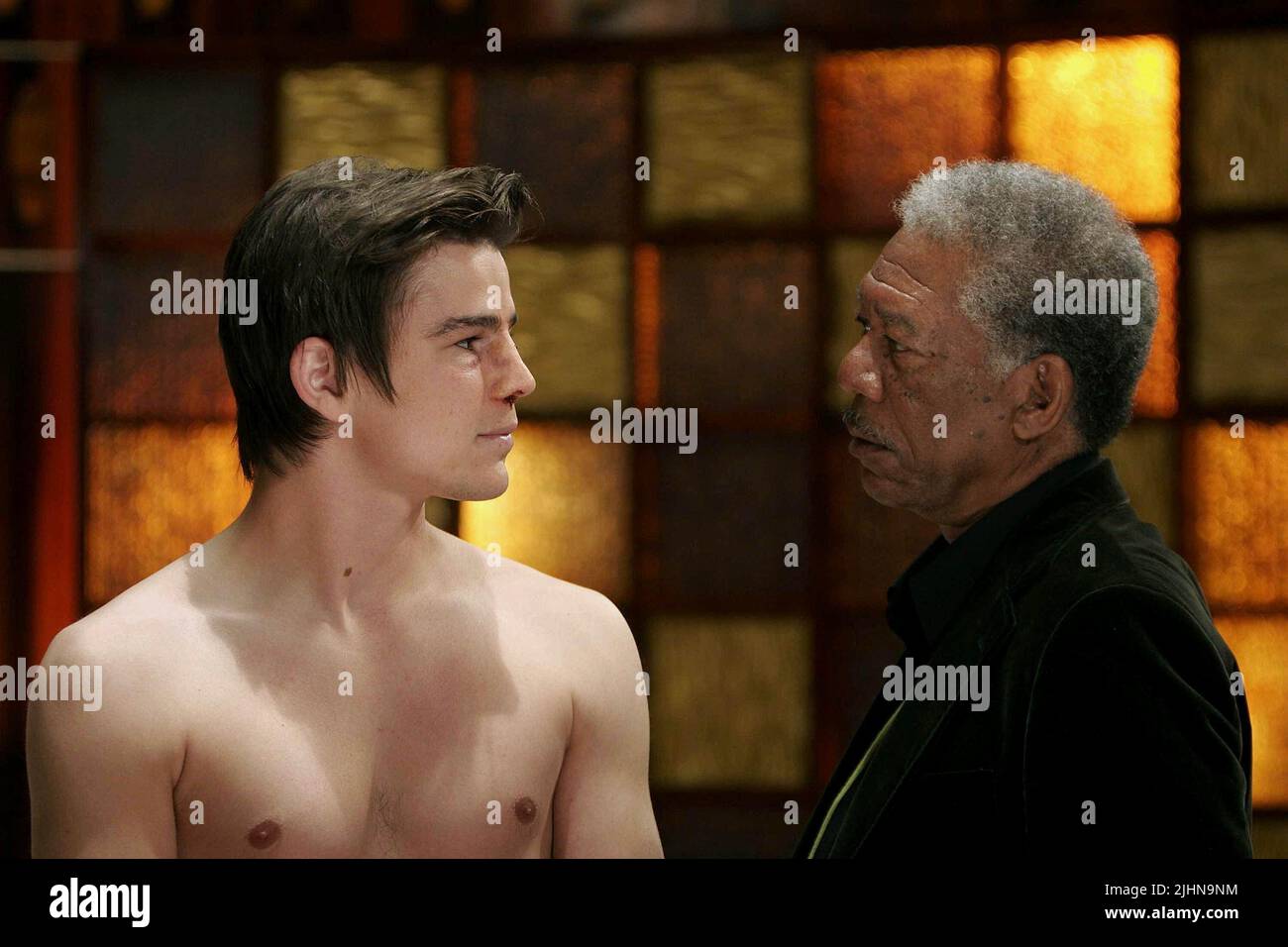 JOSH HARTNETT, Morgan Freeman, numero fortunato SLEVIN, 2006 Foto Stock