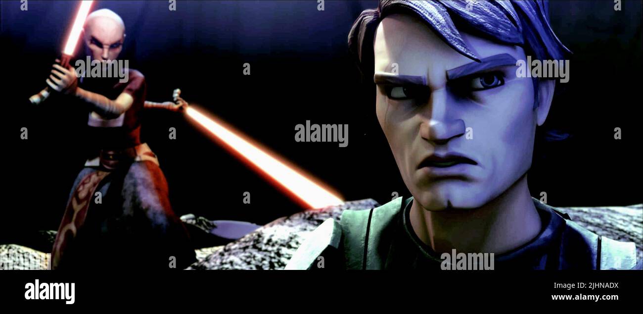 ASAJJ VENTRESS, Anakin, Star Wars: The Clone Wars, 2008 Foto Stock