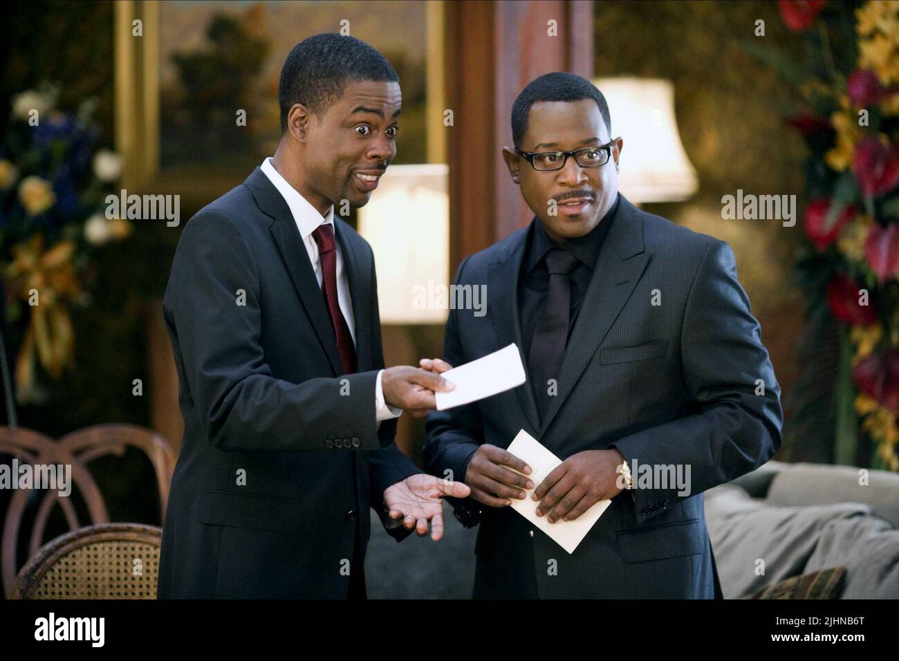 CHRIS ROCK, Martin Lawrence, la morte a un funerale, 2010 Foto Stock