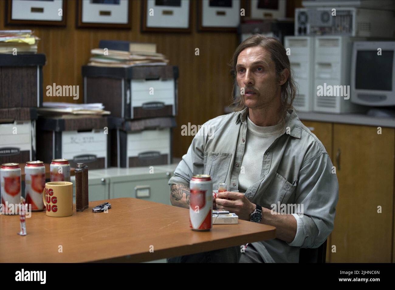 MATTHEW MCCONAUGHEY, vero detective : stagione 1, 2014 Foto Stock
