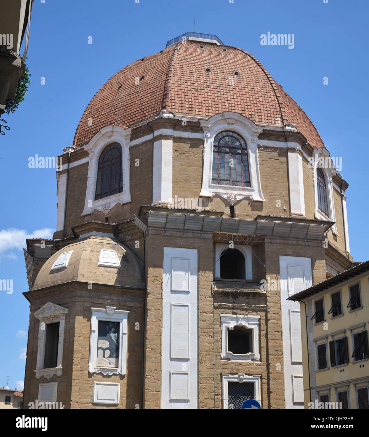Esterno della Cappelle Medicee o Cappella Medicea a Firenze Foto Stock