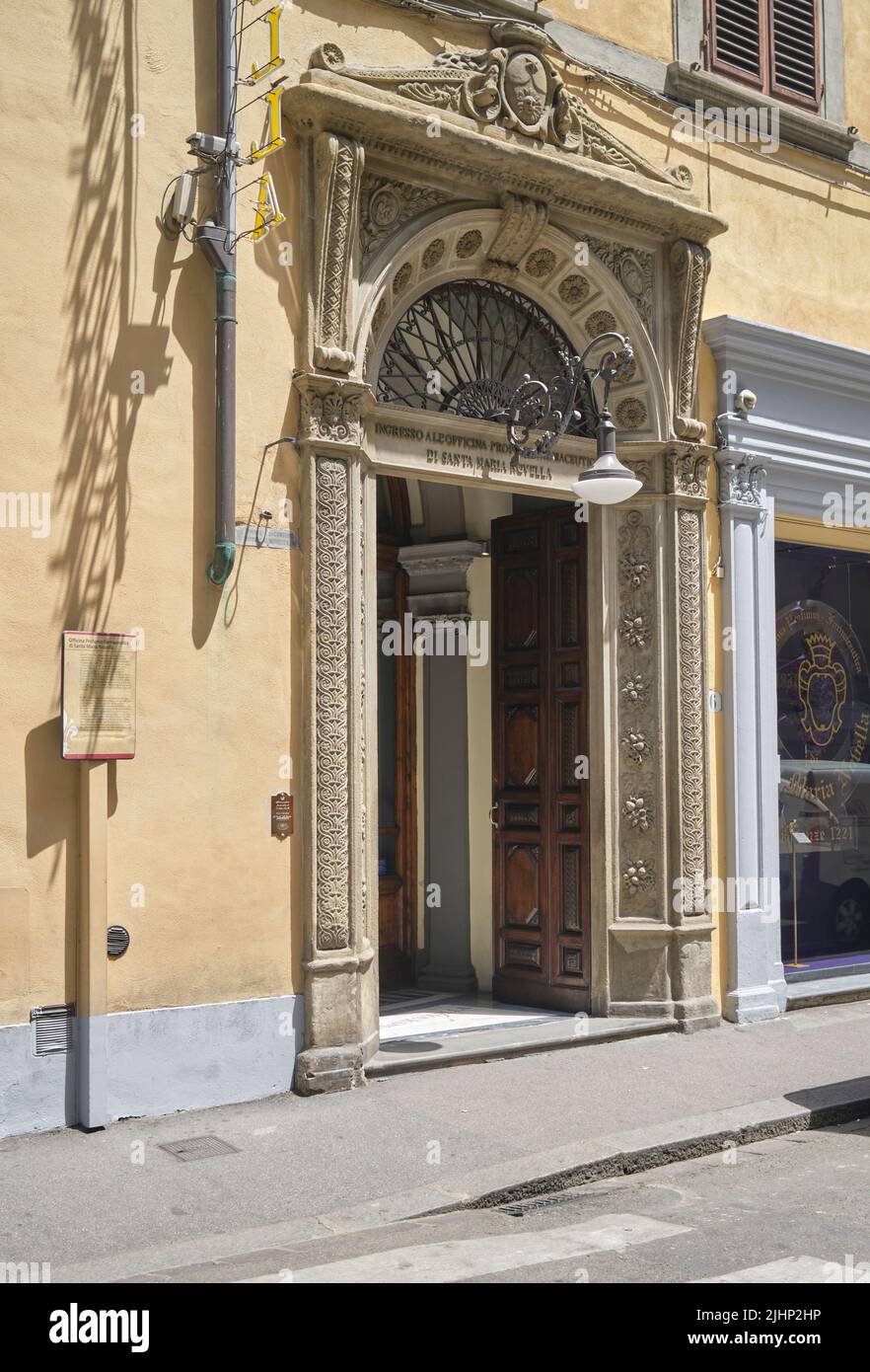 Vecchia Farmacia di Santa Maria Novella Firenze Foto Stock