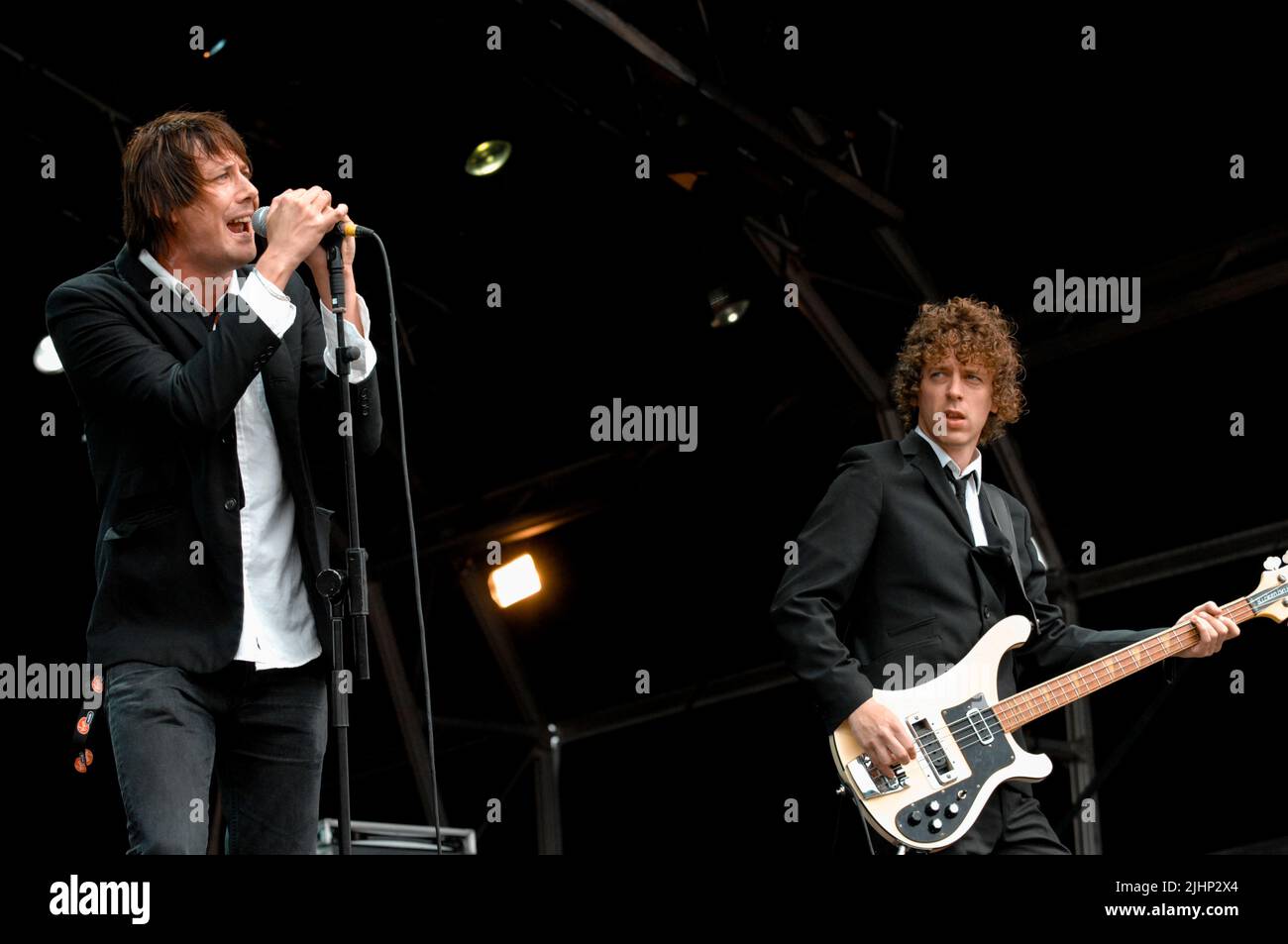 Johnny Cooke and Duncan Timms - Dogs, V2006, Hylands Park, Chelmsford, Essex, Regno Unito - 20 agosto 2006 Foto Stock