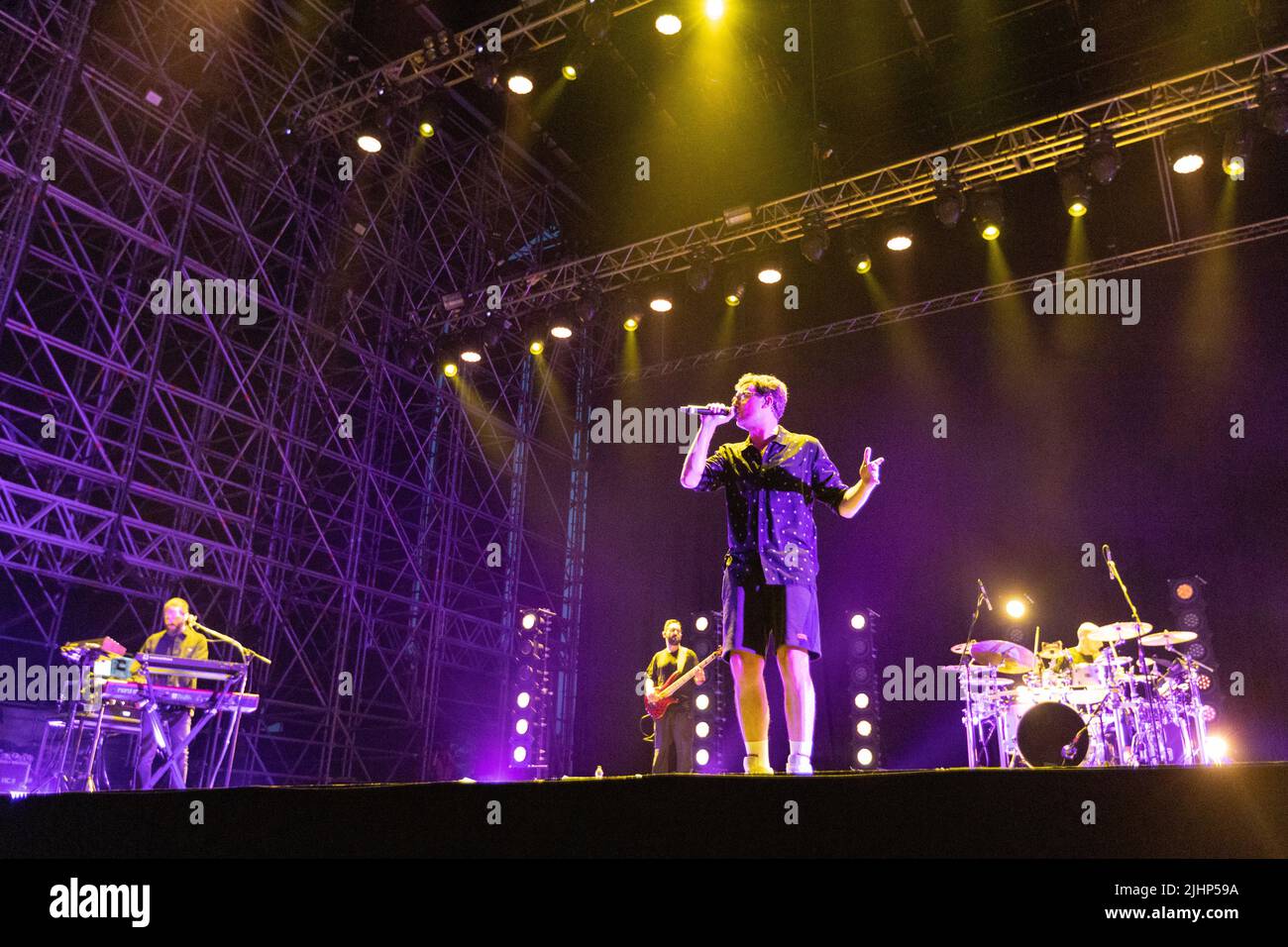 Milano, Italia, 19/07/2022, Willie Peyote si esibisce al Festival Estivo di Milano: Marco Arici/ Alamy Live News Foto Stock