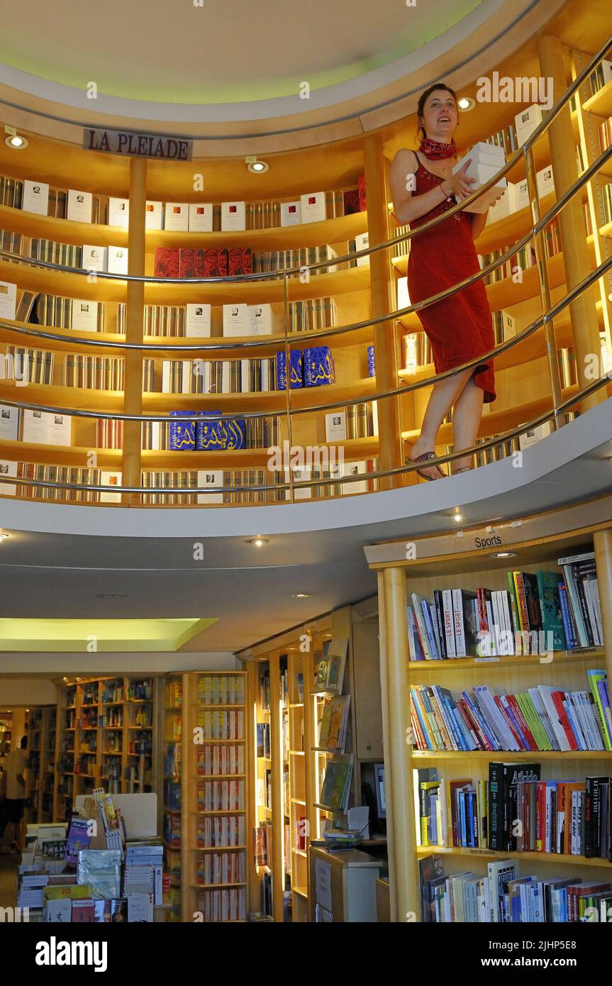 Francia, Bas-Rhin (67) Alsazia, comune di Strasburgo, Kleber libreria Foto Stock