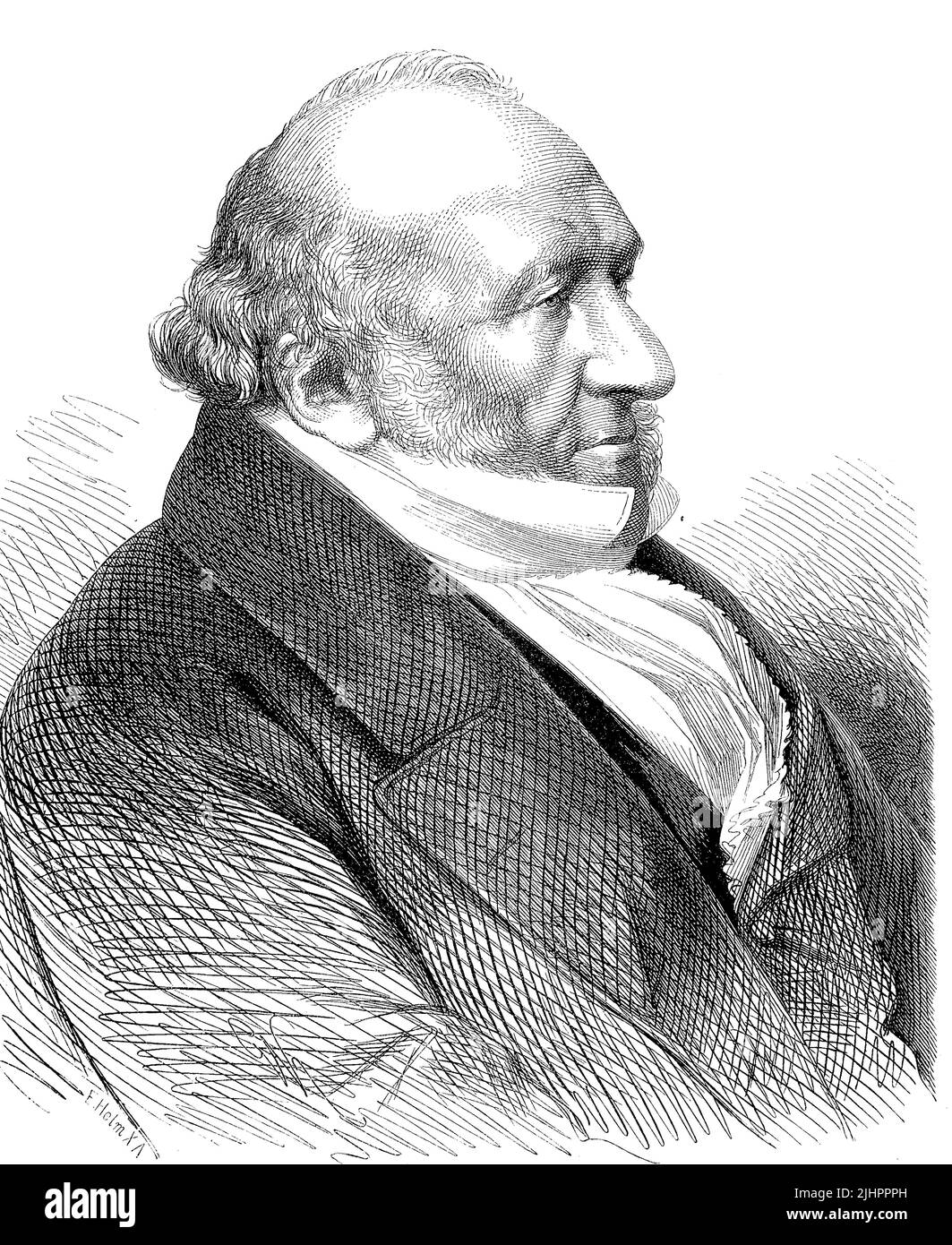 Sir Moses Haim Montefiore, 1. Baronet, 1784 - 1885, britischer Finanzier und Bankier, Aktivist, Philanthrop und Sheriff von London / Sir Moses Haim Montefiore, 1st Baronet, 1784 - 1885, finanziere e banchiere britannico, attivista, filantropo e sceriffo di Londra, Historisch, digital restaurierte Reprodukeiner Originaldem 19. Jahrhundert, genaues Originaldatum nicht bekannt, Foto Stock